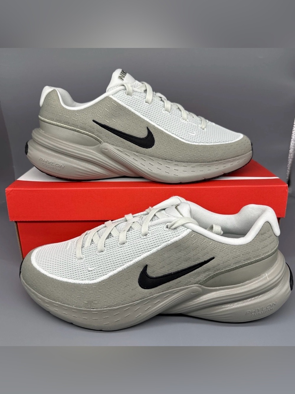 Nike Uplift SC Light Silver Black Light Army Men’s 9.5 Running Shoes IB2765-007